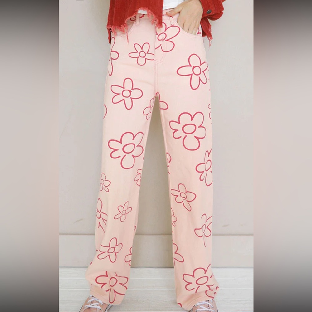 You make me Daisy Pink Jeans